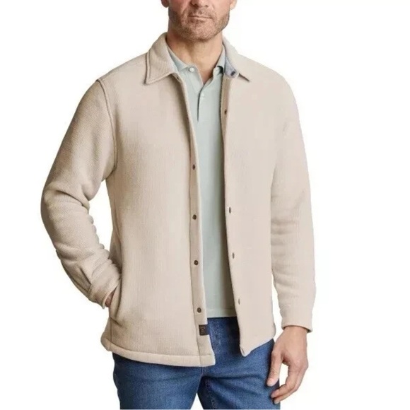 Men's COOPER & OAK warm Cream Jacket - Picture 6 of 6